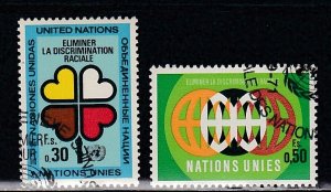 United Nations. - Geneva # 19-20, Eliminate Discrimination, Used Set