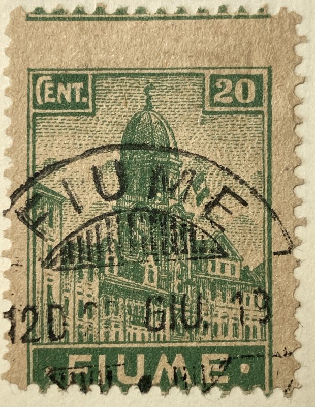 AlexStamps FIUME #32 POOR Used