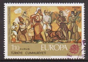 Turkey  #2004  used  1975   Europa  110k