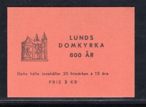 SWEDEN SC# 372a COMP BKLT, CYLS 2 FVF/MOG