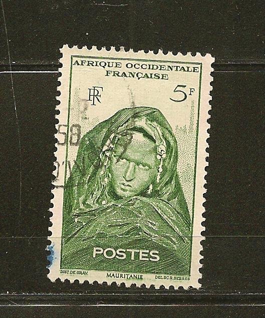 French West Africa 49 Used