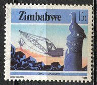Zimbabwe; 1985: Sc. # 501: Used Perf. 14 3/4 x 14 1/2 Single Stamp