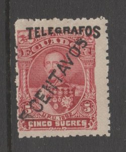 Ecuador Telegraph Revenue Fiscal stamp 2852  mint gum hinged