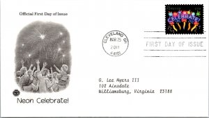 FDC 2011 SC #4502 Postal Soc Commemorative - Cleveland, Oh - Single - J3083