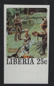 LIBERIA, 856j  MNH IMPERF,  SCOUTING, NORMAN ROCKWELL