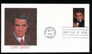 US 3692 Legends of Hollywood Cary Grant UA Fleetwood cachet FDC