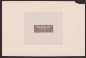 Canada Revenue Unemployment Insurance Stamp FU9 Large Die Proof