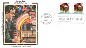 #2912B Juke Box Colorano FDC
