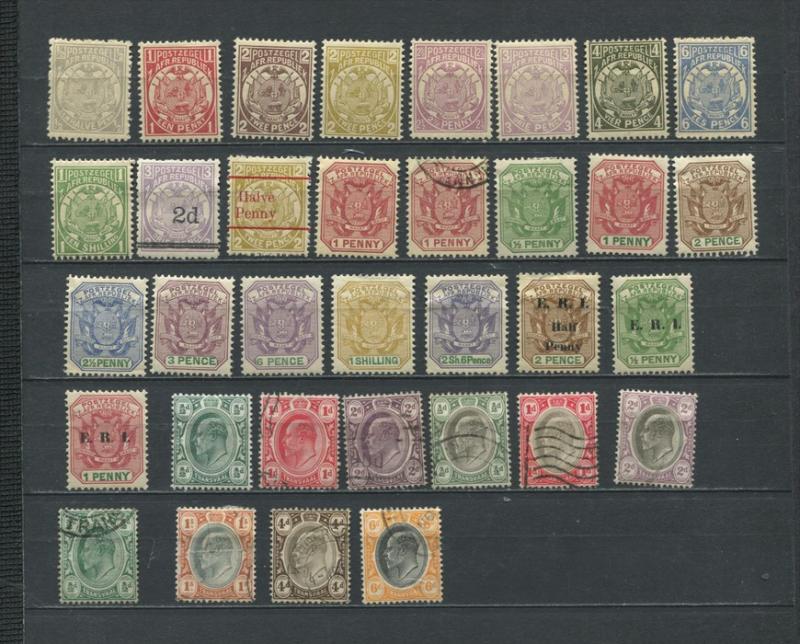 Transvaal 1885-1910 Accumulation MH/Used