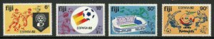 Album Treasures Fiji Scott # 466-9 World Cup  MNH