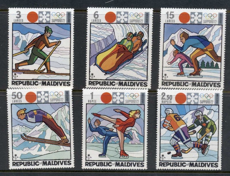 Maldive Is 1972 Winter Olympics Sapporo MUH