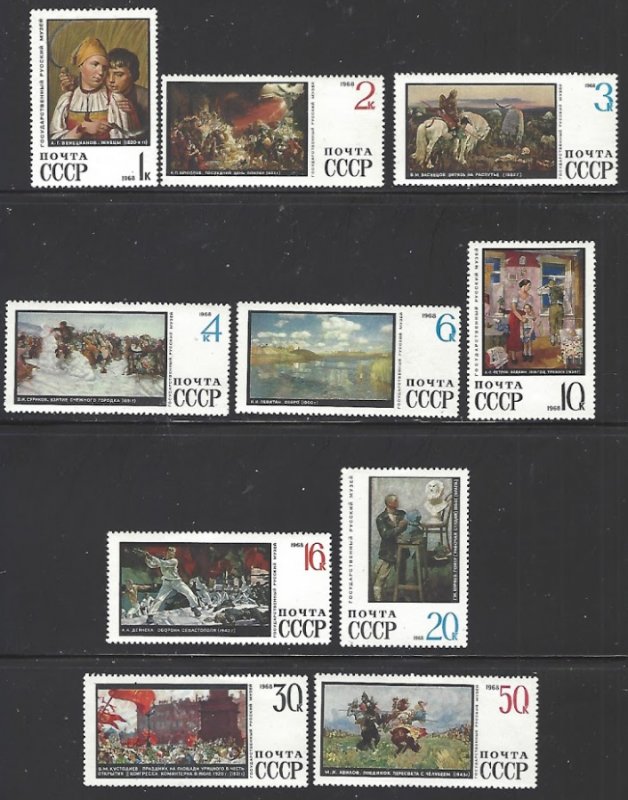 Russia #3549-3558 MNH Full Set of 10 cv $9.95