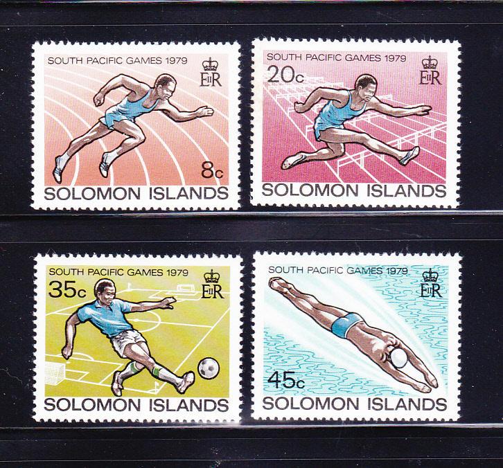 Solomon Islands 389-392 Set MNH Sports