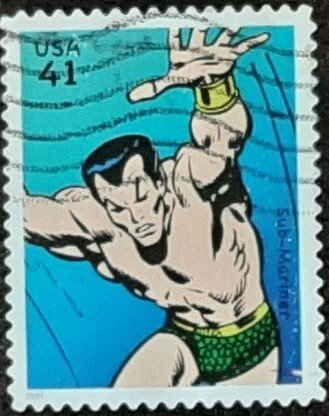 US Scott # 4159c; used 41c Sub Mariner from 2007; XF centering; off paper