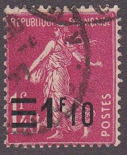 France # 240, Sower, Revalued, Used