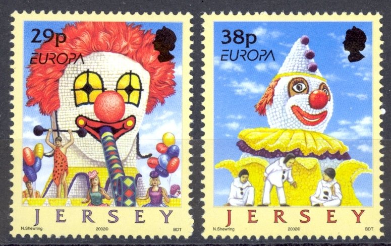 Jersey Sc# 1021-1022 MNH 2002 Europa