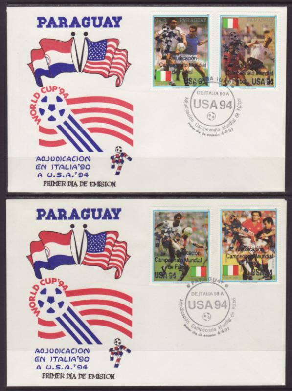 Paraguay 2355 Soccer S/2 U/A FDC