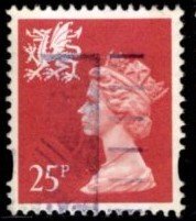 Wales - #WMMH60 Machin Queen Elizabeth II - Used