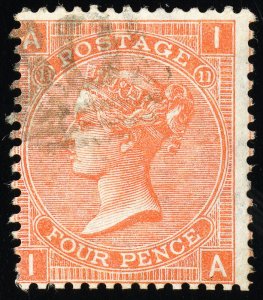 Great Britain Stamps # 43 Used VF Victoria Scott Value $65.00