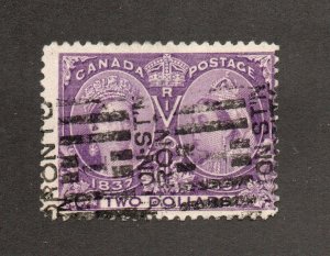 Canada - Unitrade# 62 Used / $2 Jubilee / Signed        -       Lot 0824032