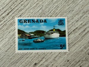 Grenada #587 MH, 5c, Deep Water Dock, St. George's, 2024 SCV $0.25