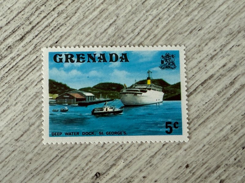 Grenada #587 MH, 5c, Deep Water Dock, St. George's, 2024 SCV $0.25