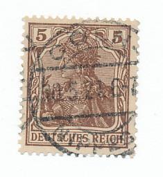Germany 1920  Scott 118 used - 5 pf, Germania