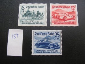 Germany 1939 MNH SC B134-136 SET XF 110 EUROS (157)