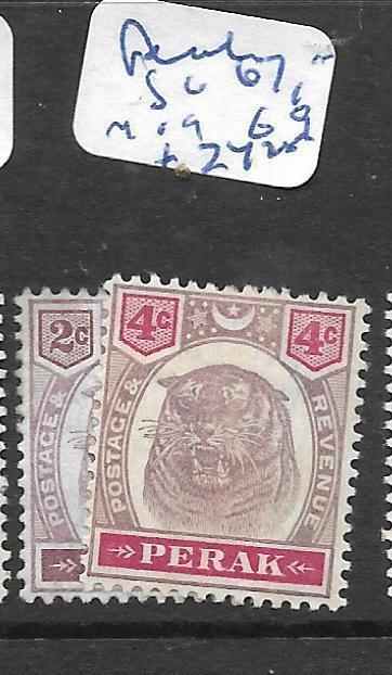 MALAYA PERAK   (P1307B)  TIGER   SG 67, 69   MOG