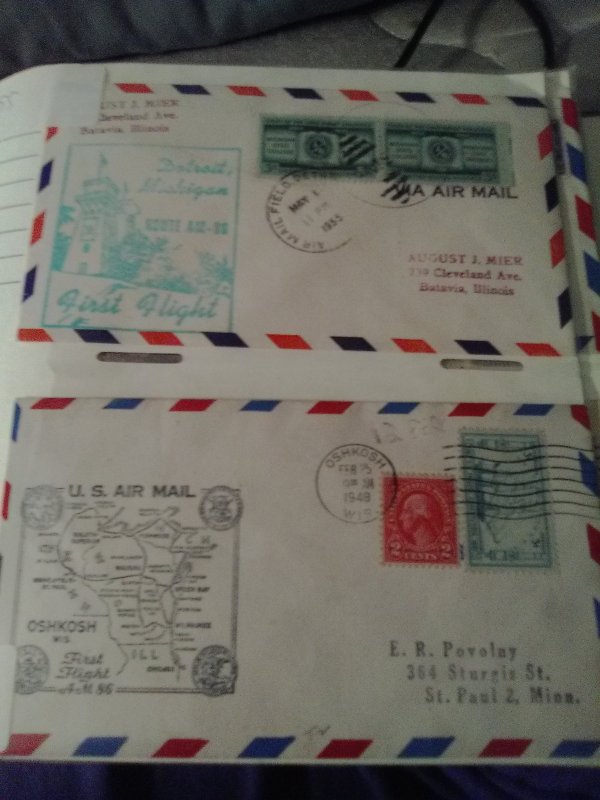 250+ covers! 60: CIVIL WAR &1800's ;WW I,WW II, FDC, first flight,airmail, RPO..