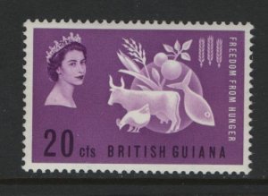 BRITISH  GUIANA 271 MNH  SET