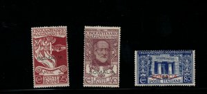 Somalia Sassone #P1 - #P3 Mint Never Hinged Set Signed E. Diena **With Cert.**