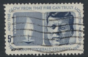 USA  SC#  1246   Used 1964 John F Kennedy   see scan