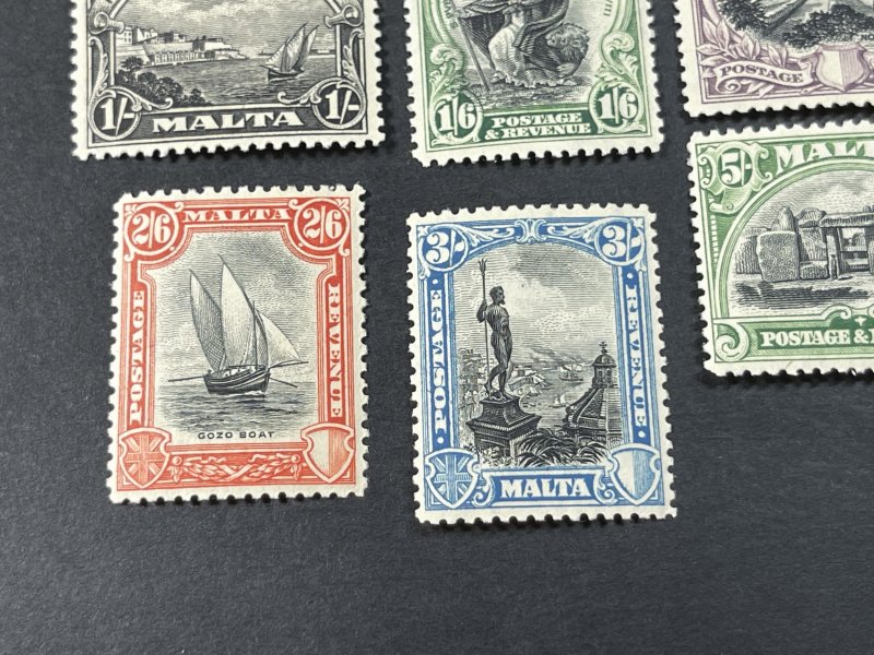 MALTA # 167-182---MINT/HINGED**(SLIGHT EVEN TONING)**---PART SET---1930