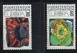 Liechtenstein Sc 564-565 1975 Europa set stamp mint NH