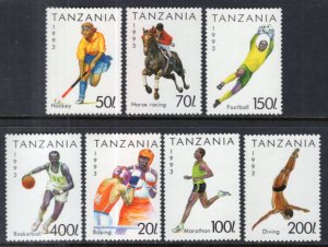 Tanzania 1018-1024 Sports MNH VF