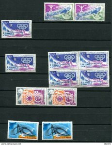 New Caledonia 1972-4 Airmail High CV MNH (Gum Disturbance)  11445