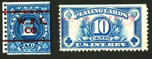 U.S. #RF24,RF26 Used Red cancel