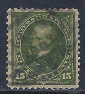 United States, Scott #284; 15c Clay, Used