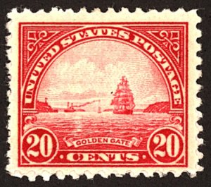 U.S. #567 MINT OG HR