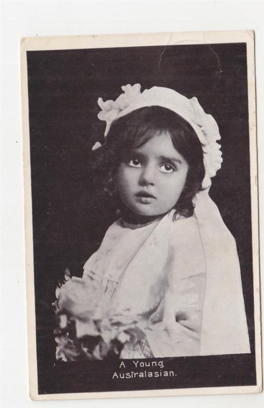 TASMANIA, BARRINGTON cds., Australasian Girl ppc., 1909 1d. to Wilmot.