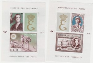 Belgium - 1966 - SC B789-90 - MH - 2 x souvenir sheets