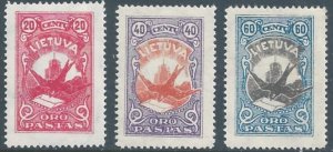 Lithuania #C37-9 MH Swallow