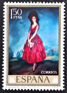 1971 SPAIN 1.50p MINT NH STAMP - ID:7238