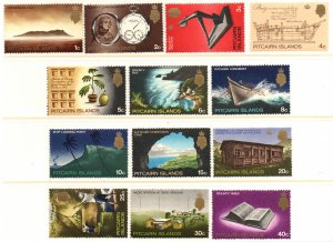 Pitcairn Islands Sc #97-109 Mint Hinged