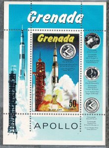 Grenada #427 MNH Apollo space SS