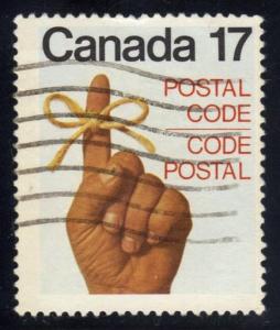 Canada #816 Use Postal Code, used (0.25)