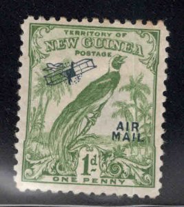 New Guinea Scott C29 MH* Airmail stamp thined