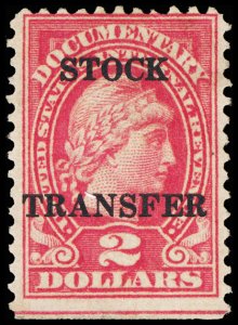 U.S. REV. STOCK TRANSFER RD38  Mint (ID # 118033)