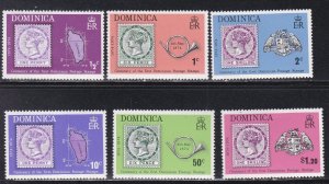 Dominica # 389-394, Dominican Stamp Centenary, MInt NH, 1/2 Cat.